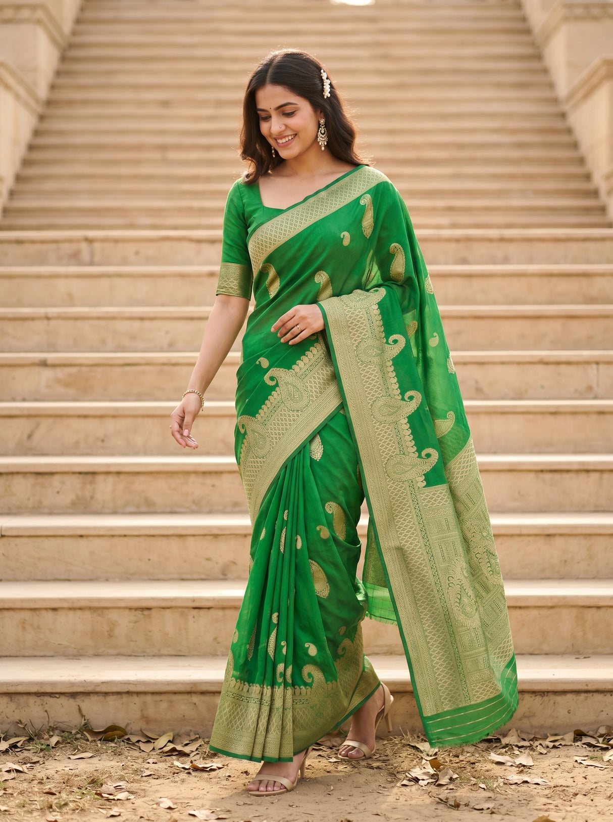 MIMOSA Saree Saree — pose 6 styling detail