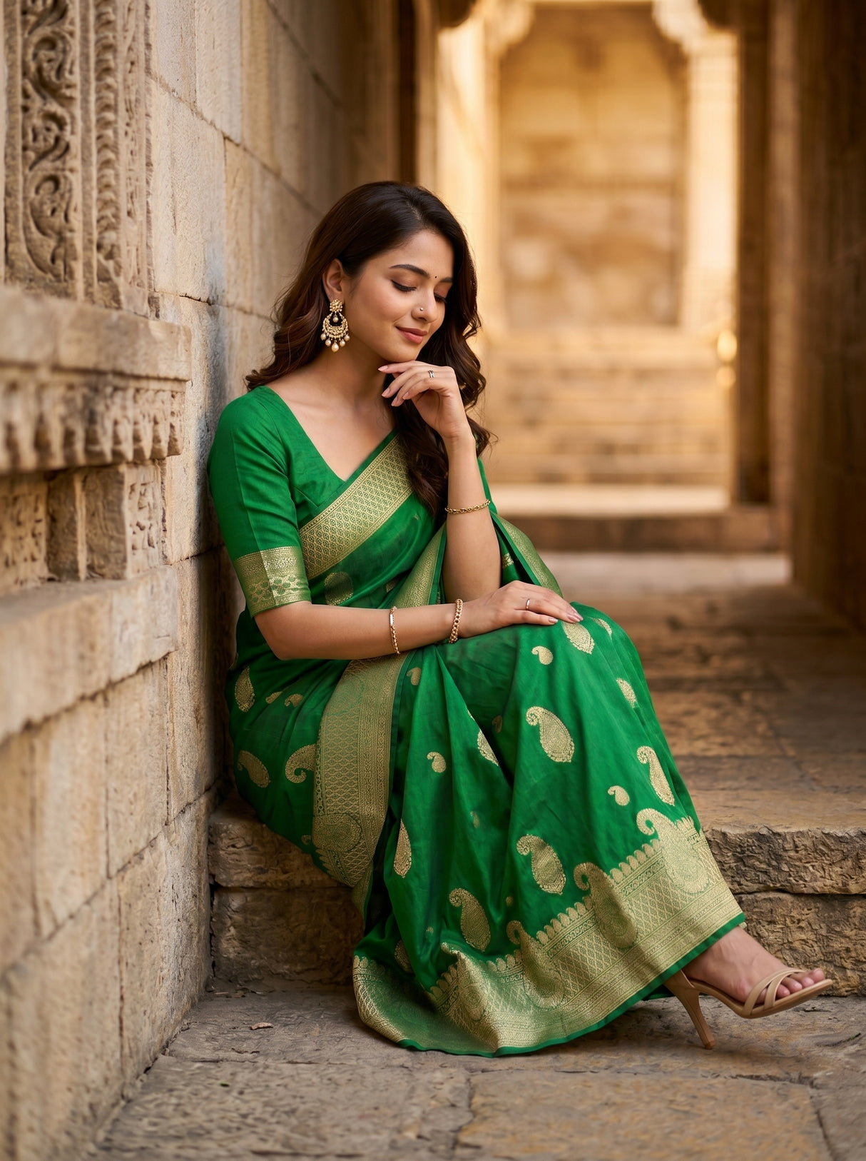 MIMOSA Saree Saree — pose 8 styling detail