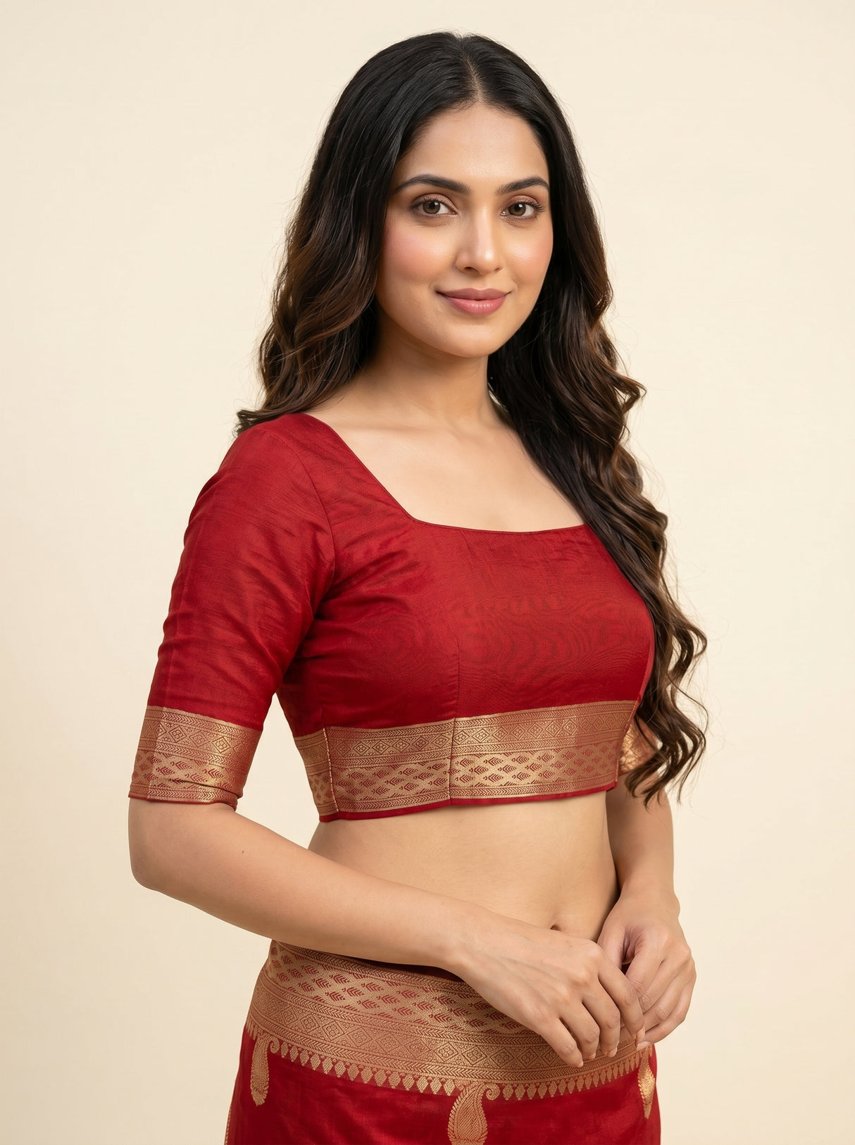 MIMOSA Saree Saree — blouse close-up