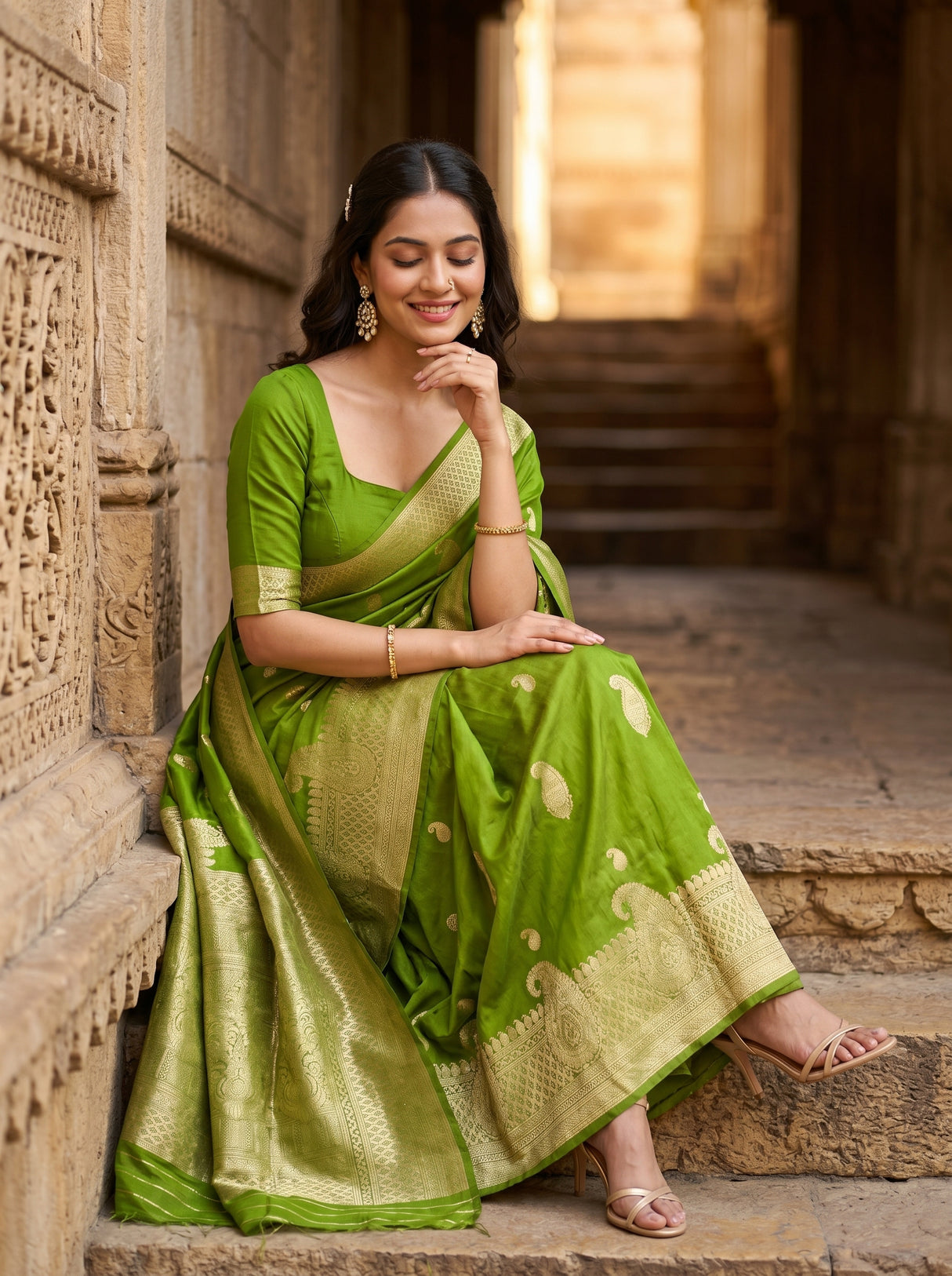 MIMOSA Saree Saree — pose 8 styling detail