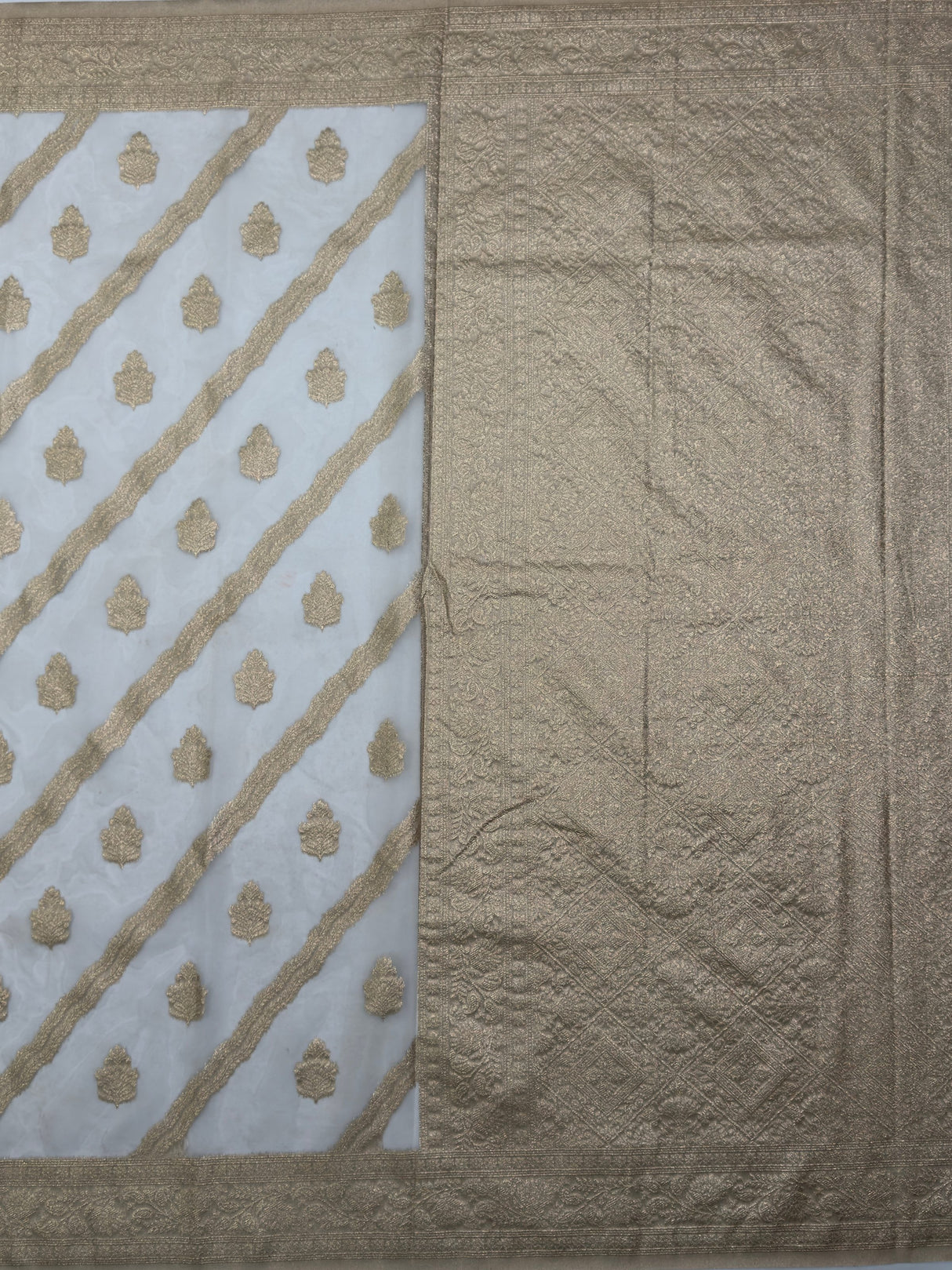 MIMOSA Saree Saree — pallu and zari work detail