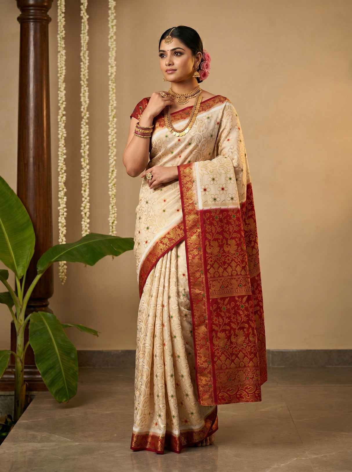 MIMOSA Saree Saree — pose 5 styling detail