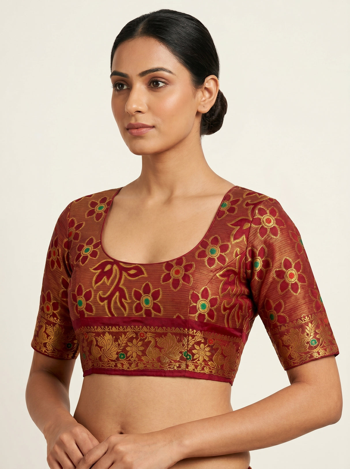 MIMOSA Saree Saree — blouse close-up