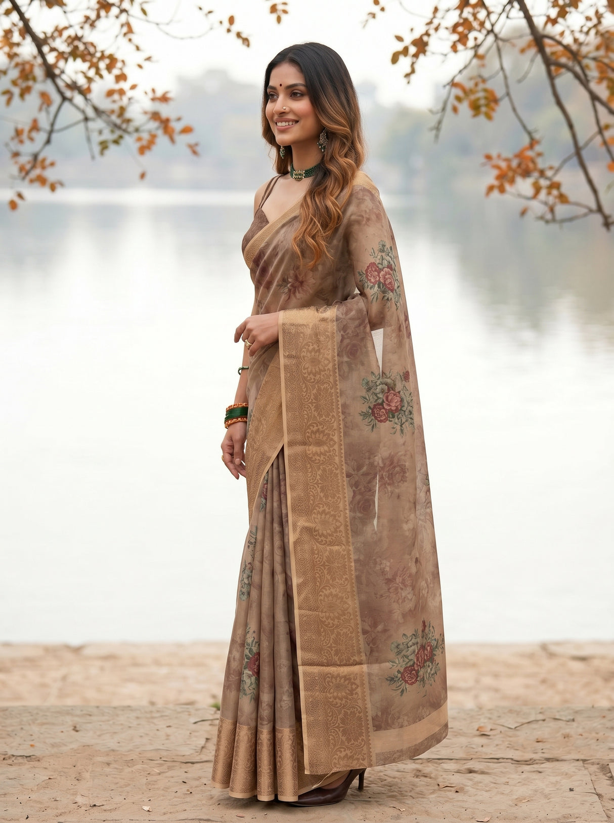 MIMOSA Saree Saree — pose 3 styling detail