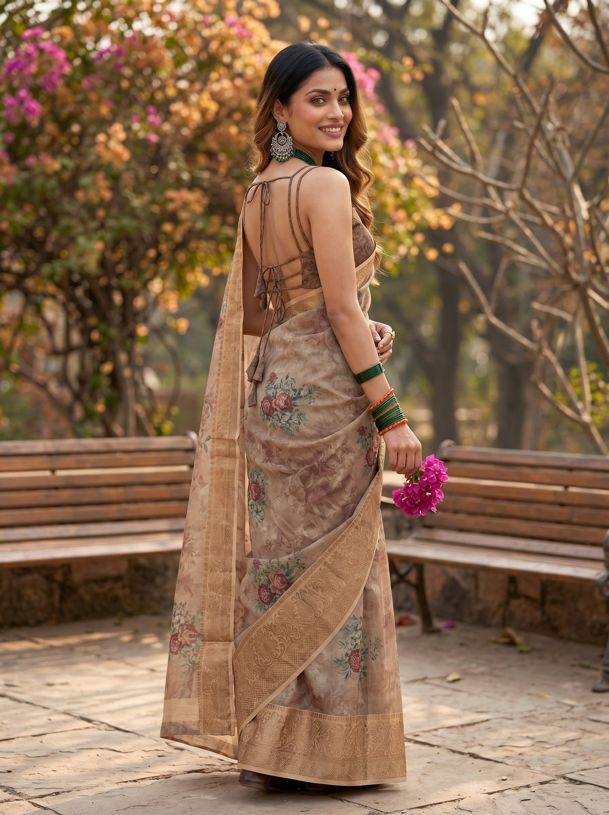 MIMOSA Saree Saree — pose 7 styling detail