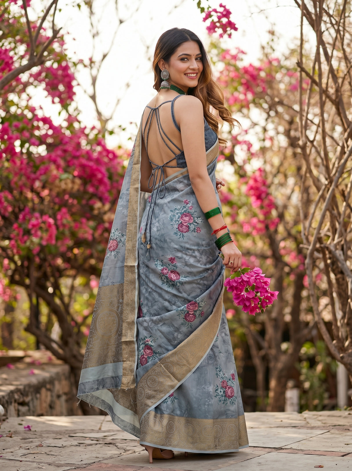 MIMOSA Saree Saree — pose 7 styling detail