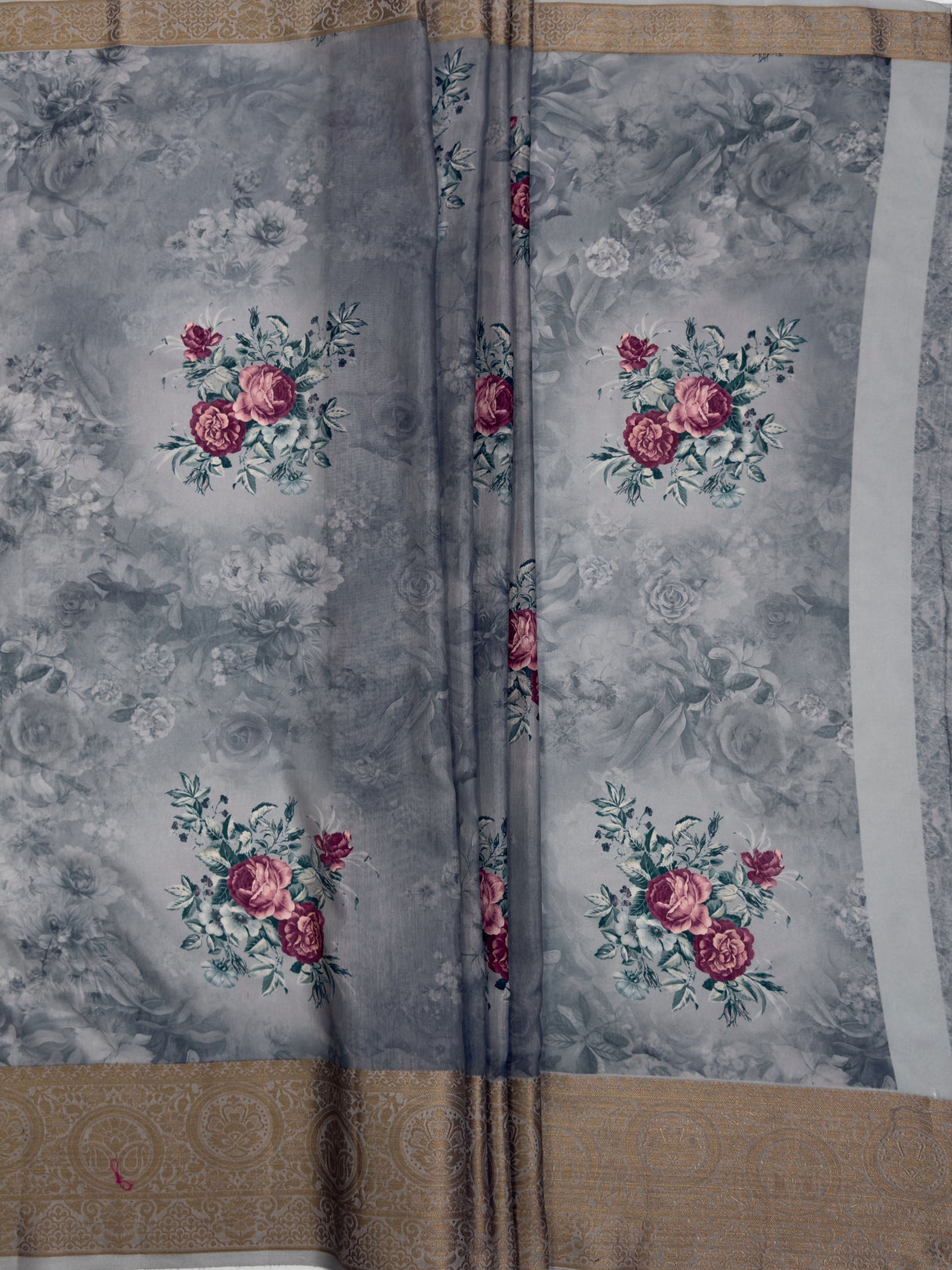 MIMOSA Saree Saree — pallu and zari work detail