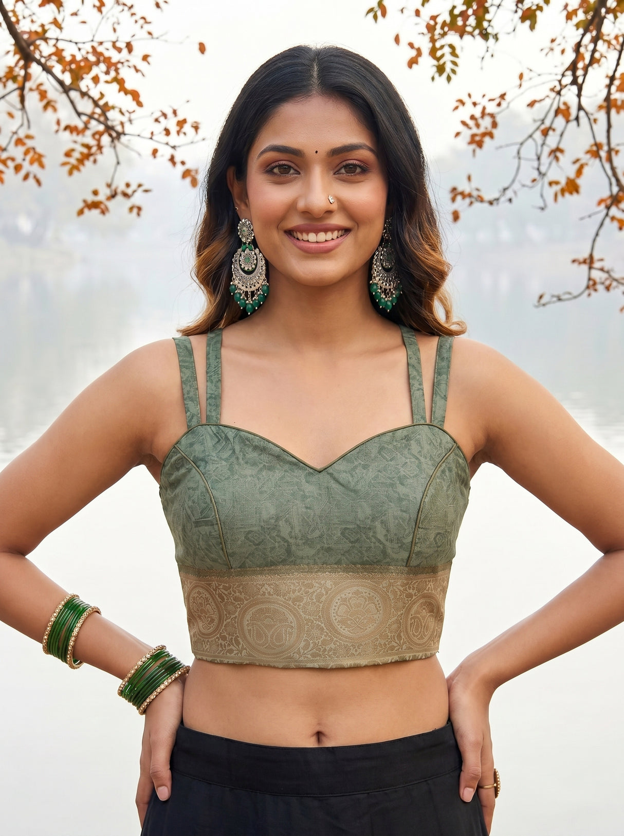 MIMOSA Saree Saree — blouse close-up