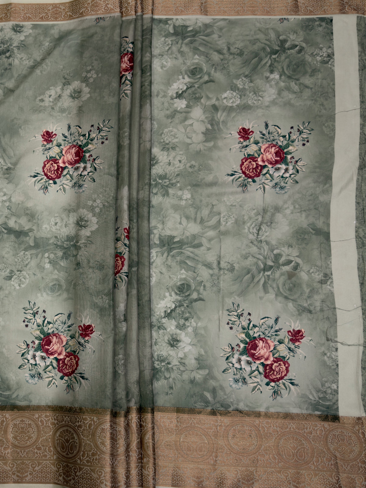 MIMOSA Saree Saree — pallu and zari work detail
