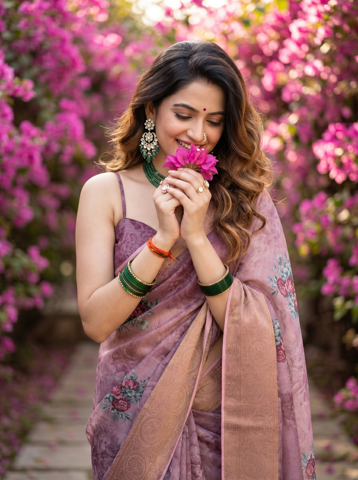 MIMOSA Saree Saree — pose 10 styling detail