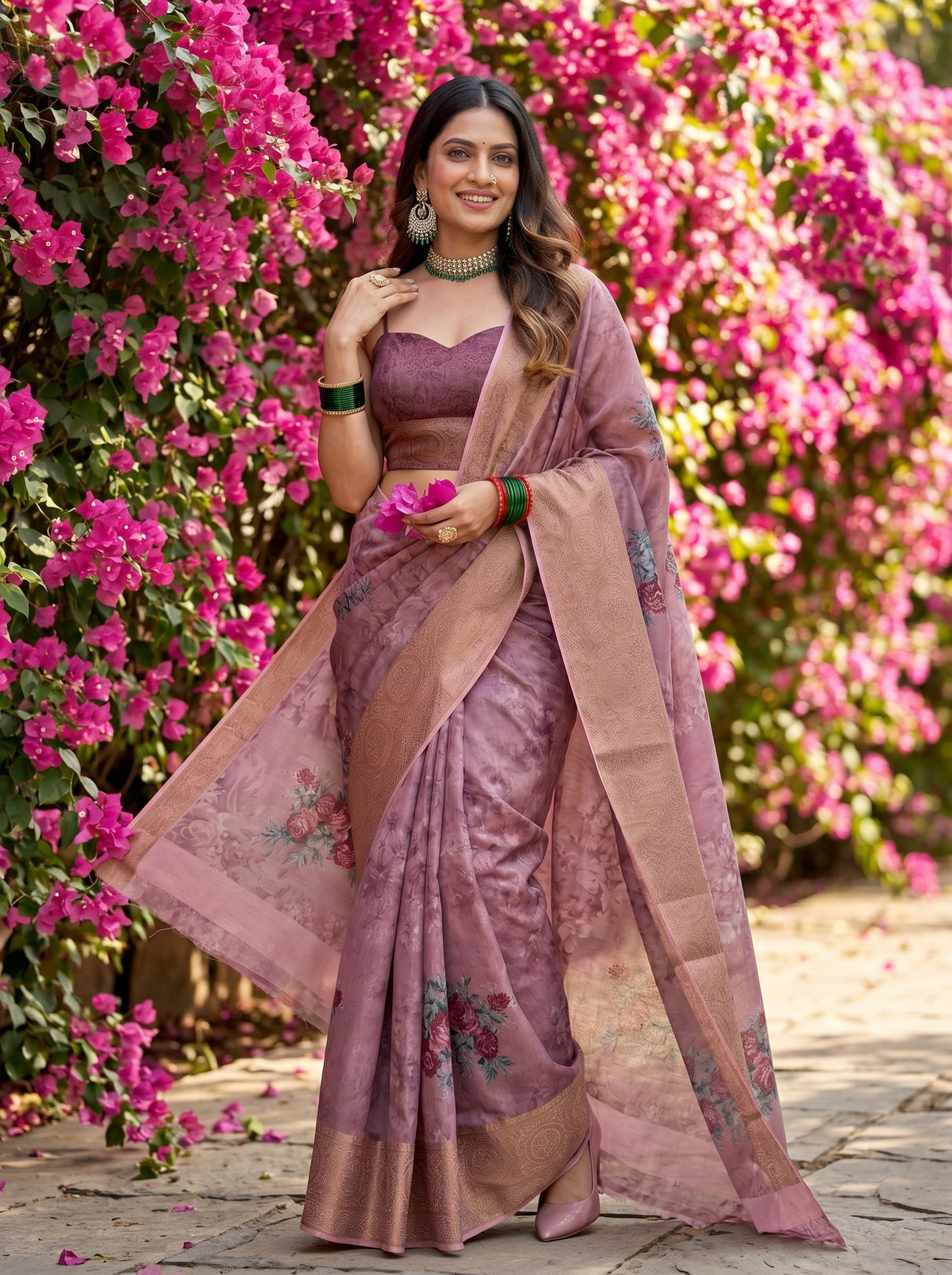 MIMOSA Saree Saree — pose 5 styling detail