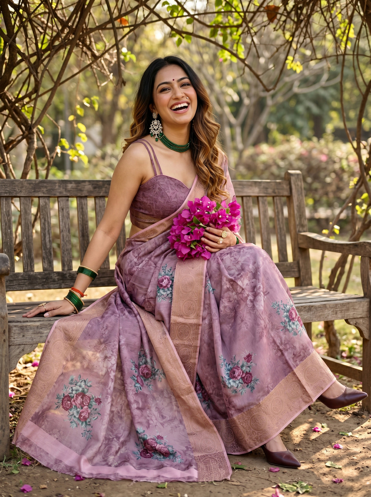 MIMOSA Saree Saree — pose 8 styling detail