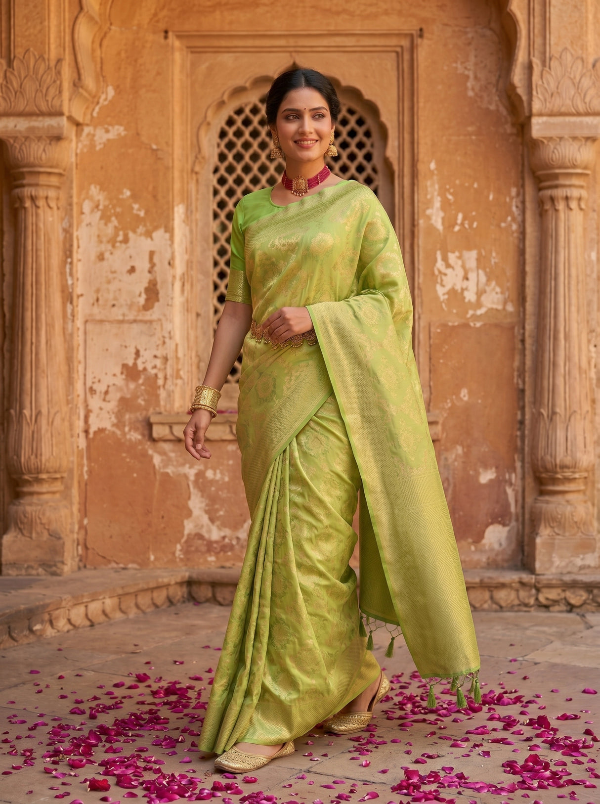 MIMOSA Saree Saree — pose 6 styling detail
