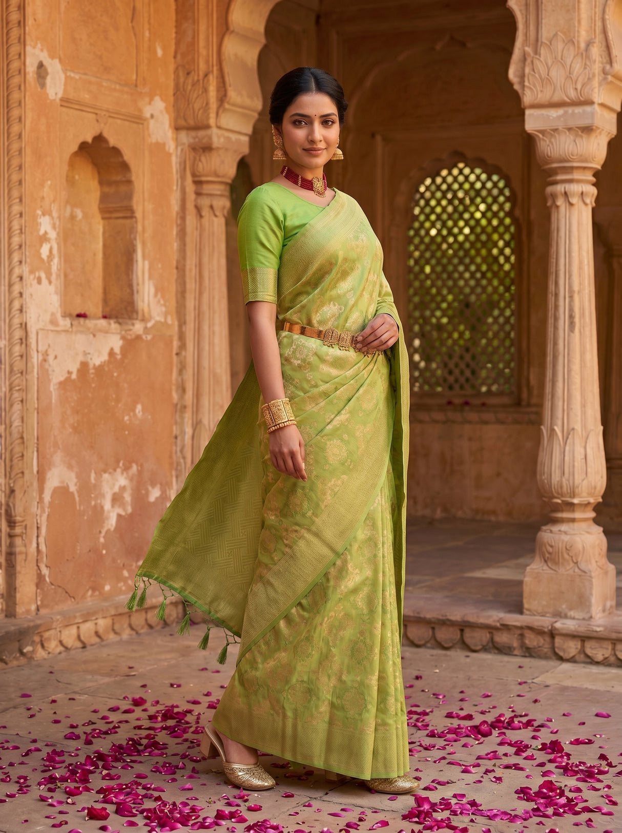 MIMOSA Saree Saree — pose 9 styling detail