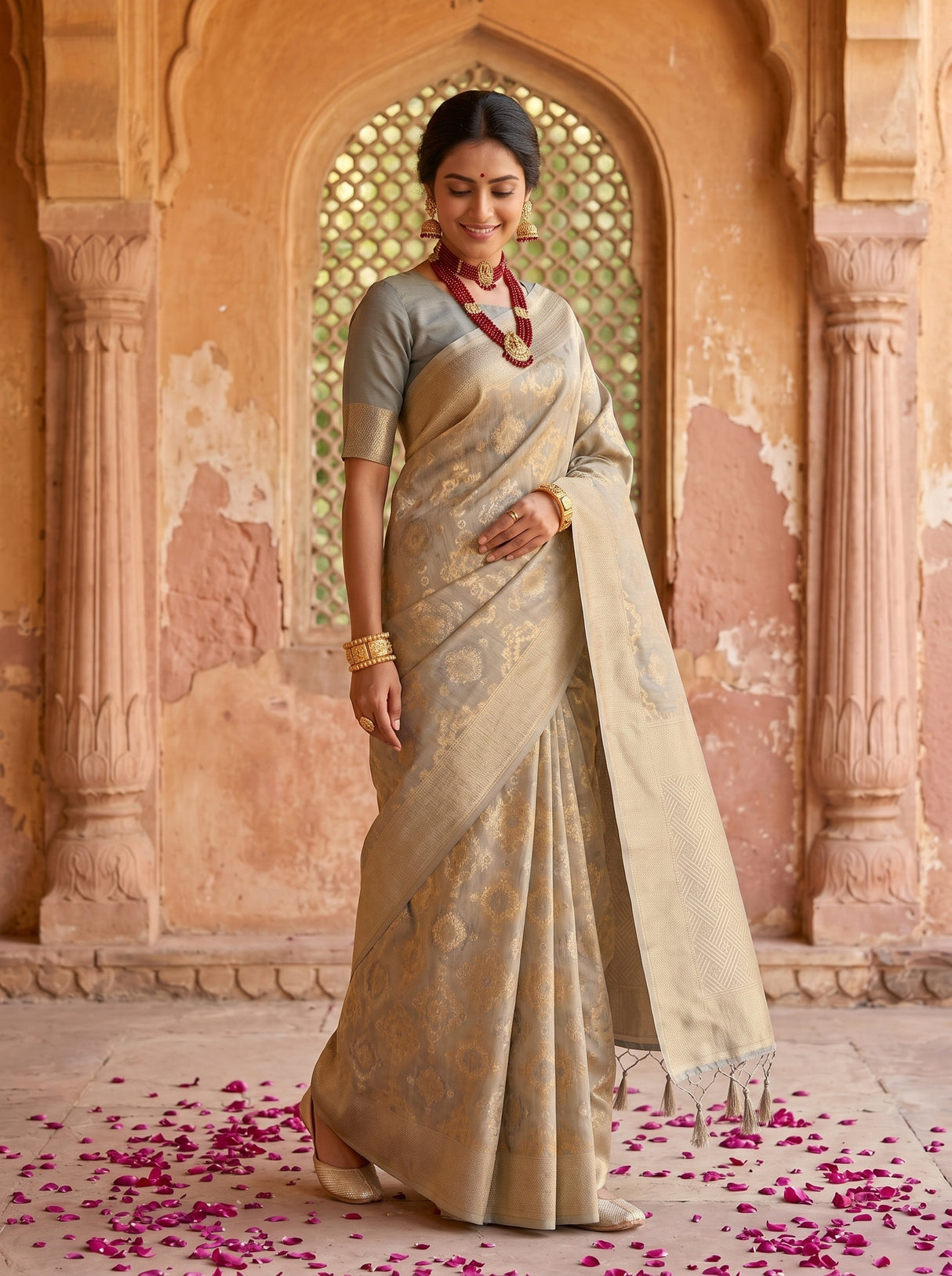 MIMOSA Saree Saree — pose 9 styling detail