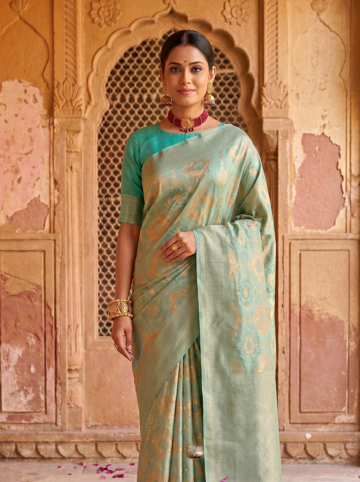 MIMOSA Saree Saree — pose 10 styling detail
