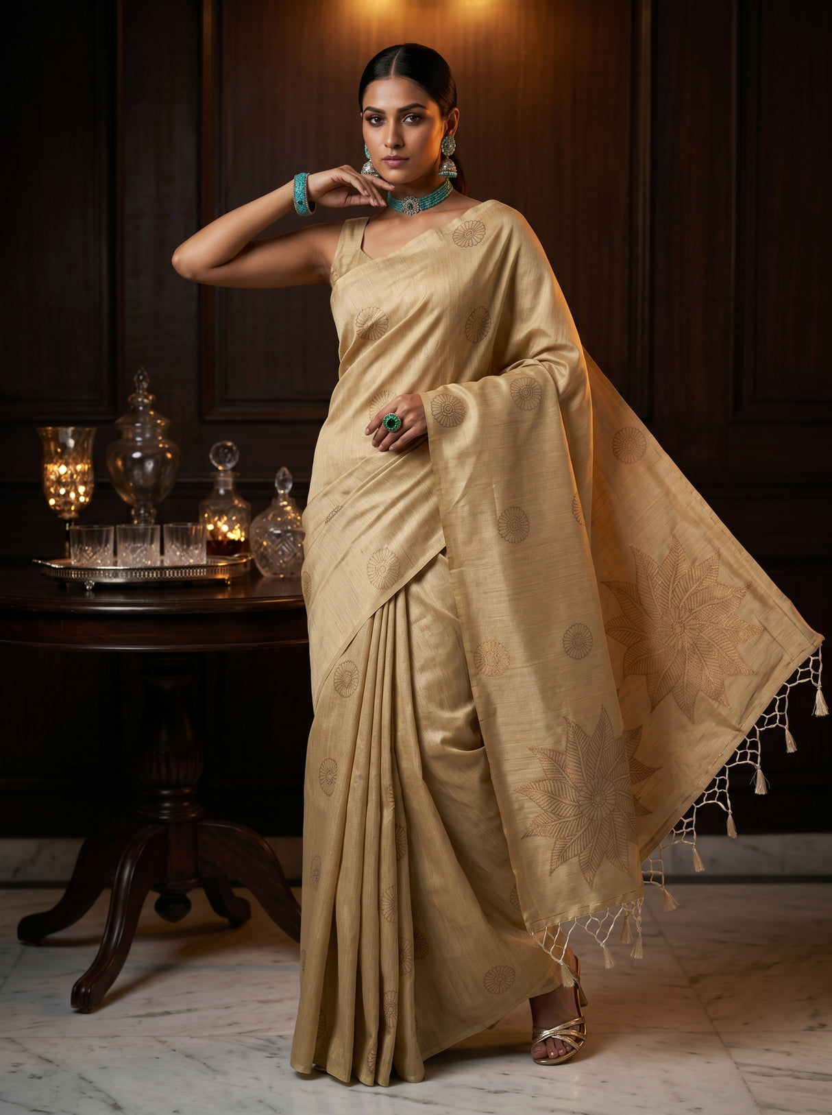 MIMOSA Saree Saree — pose 5 styling detail