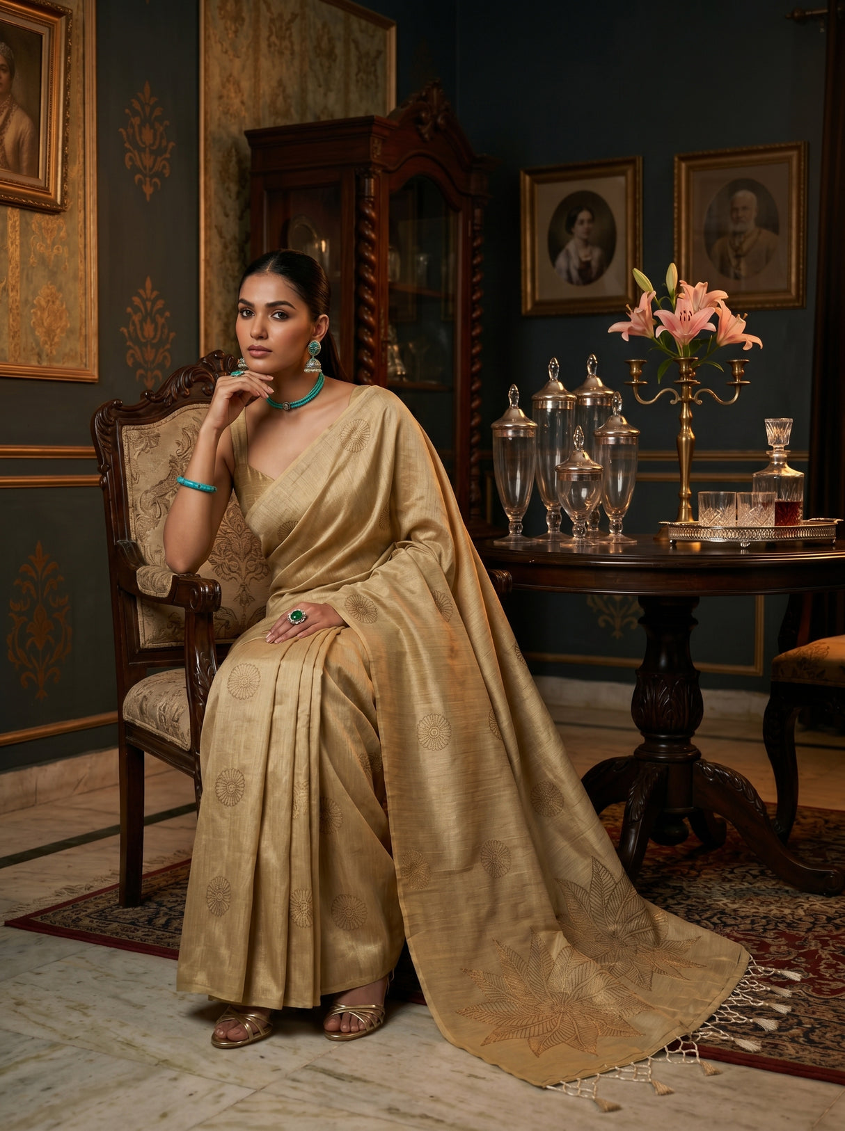 MIMOSA Saree Saree — pose 8 styling detail