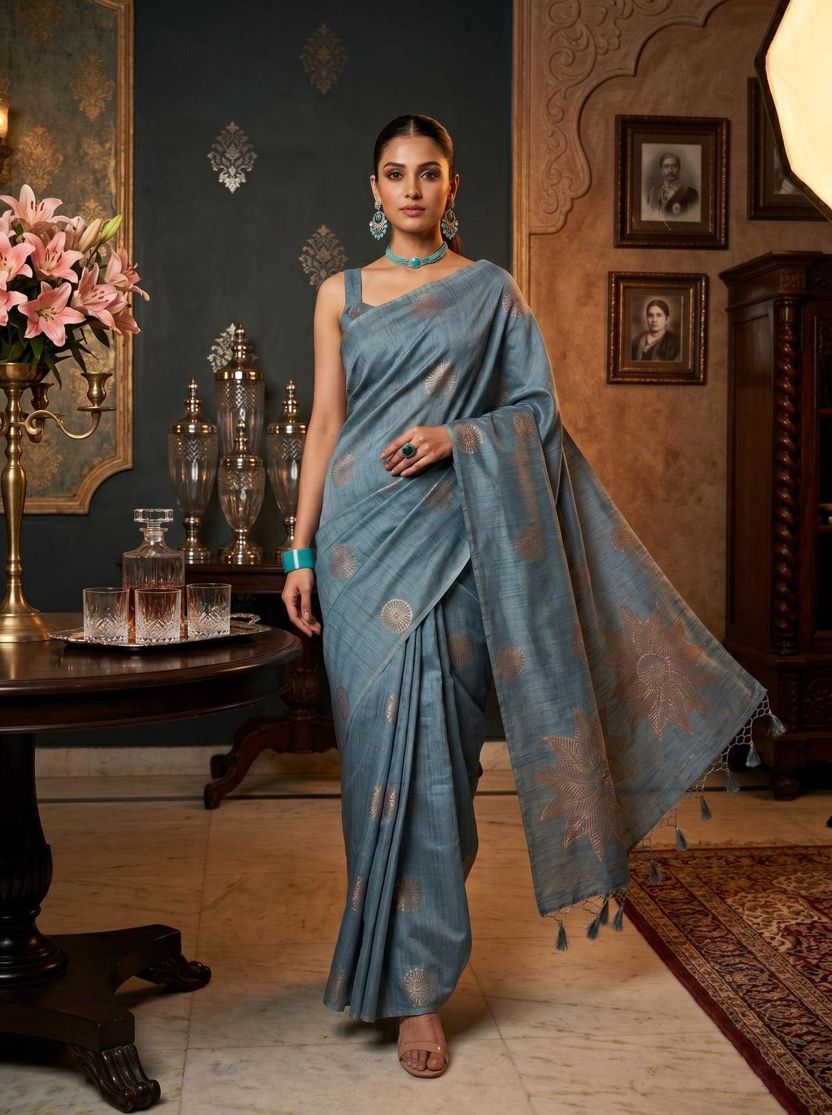 MIMOSA Saree Saree — pose 6 styling detail