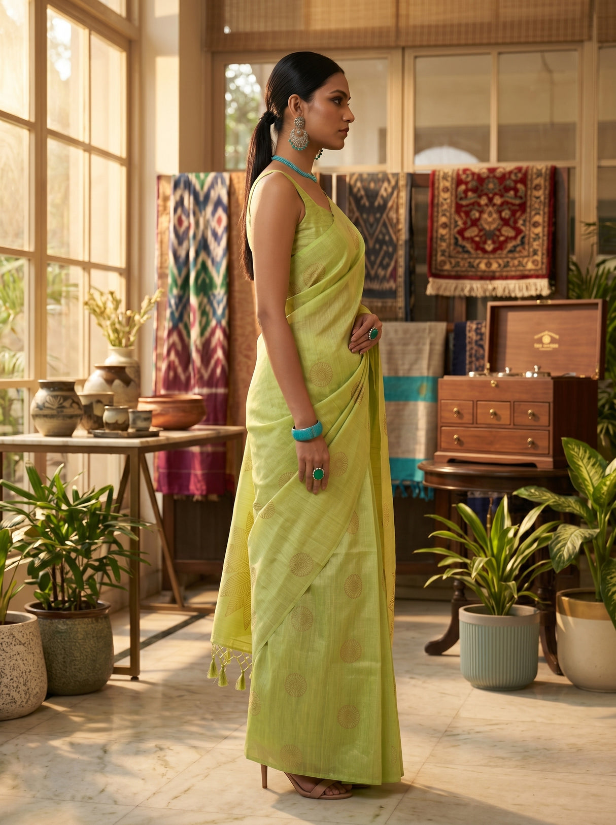 MIMOSA Saree Saree — pose 3 styling detail