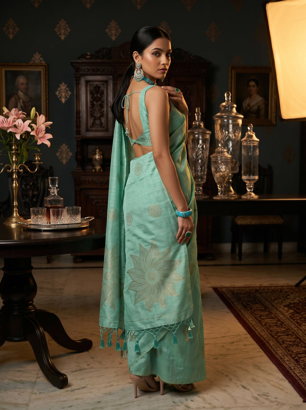 MIMOSA Saree Saree — pose 7 styling detail