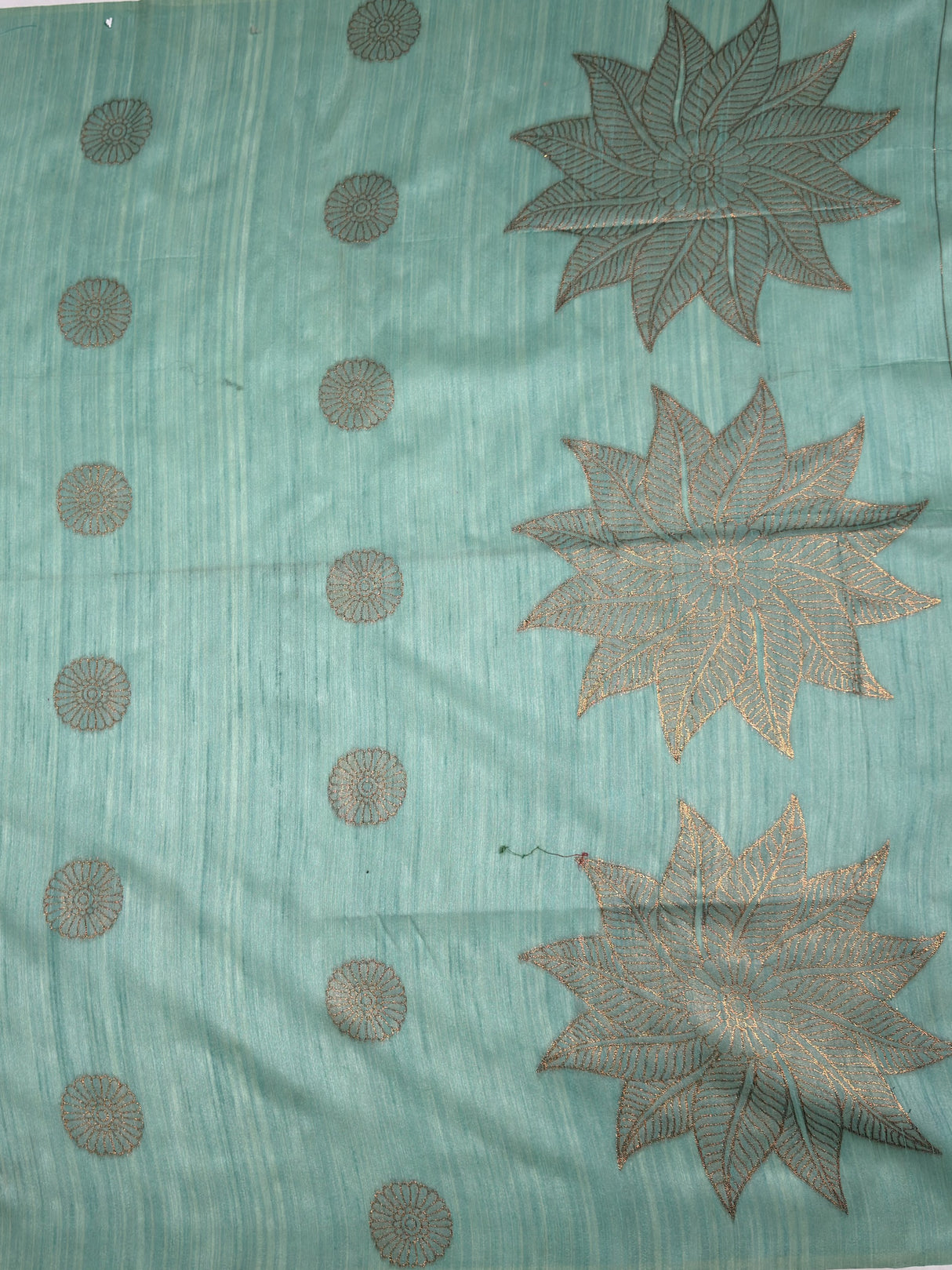 MIMOSA Saree Saree — pallu and zari work detail