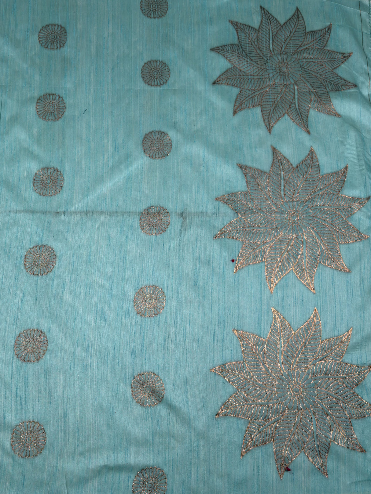 MIMOSA Saree Saree — pallu and zari work detail