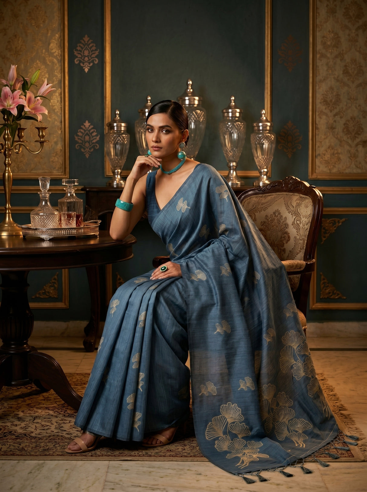 MIMOSA Saree Saree — pose 8 styling detail