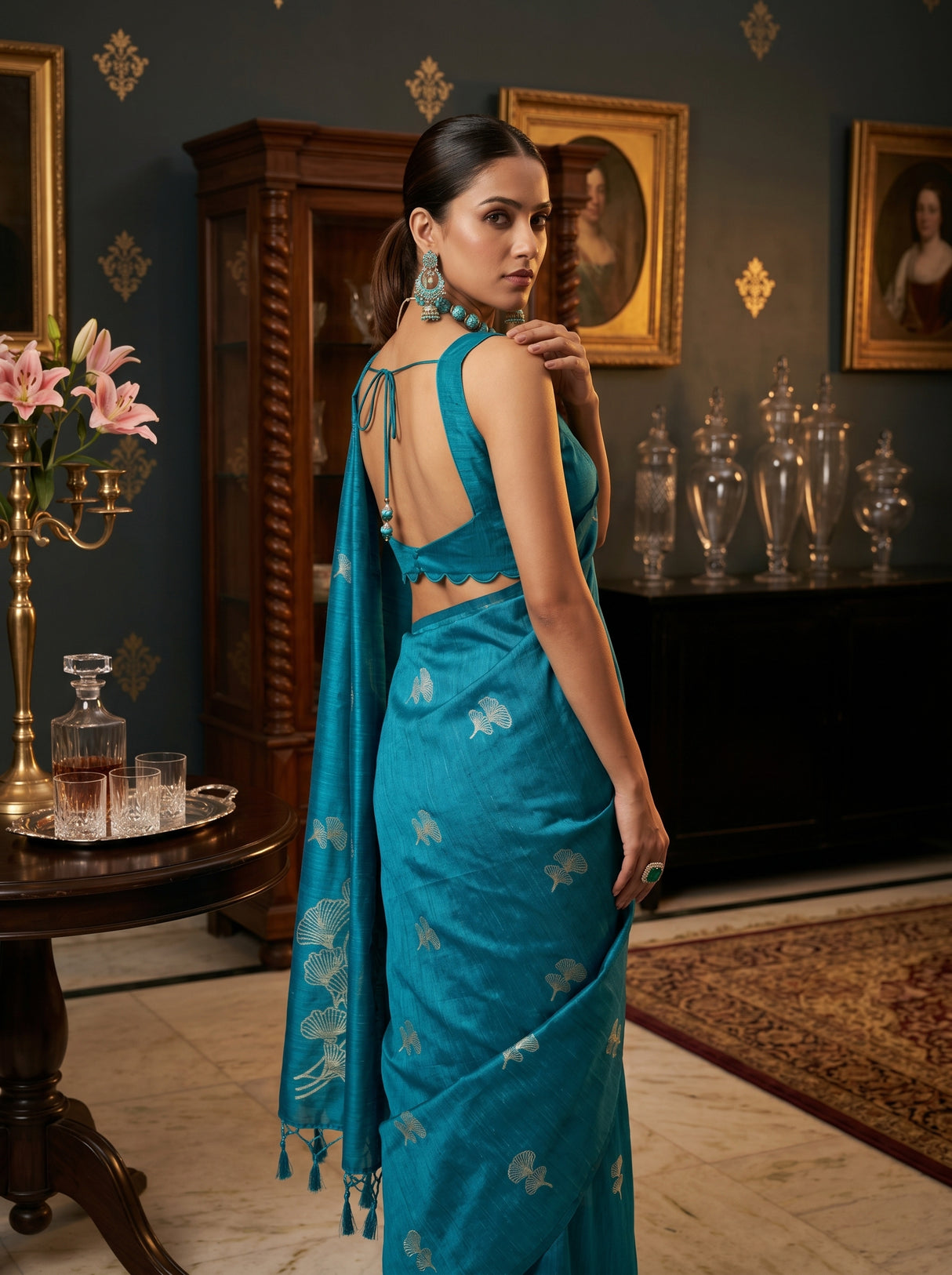 MIMOSA Saree Saree — pose 7 styling detail