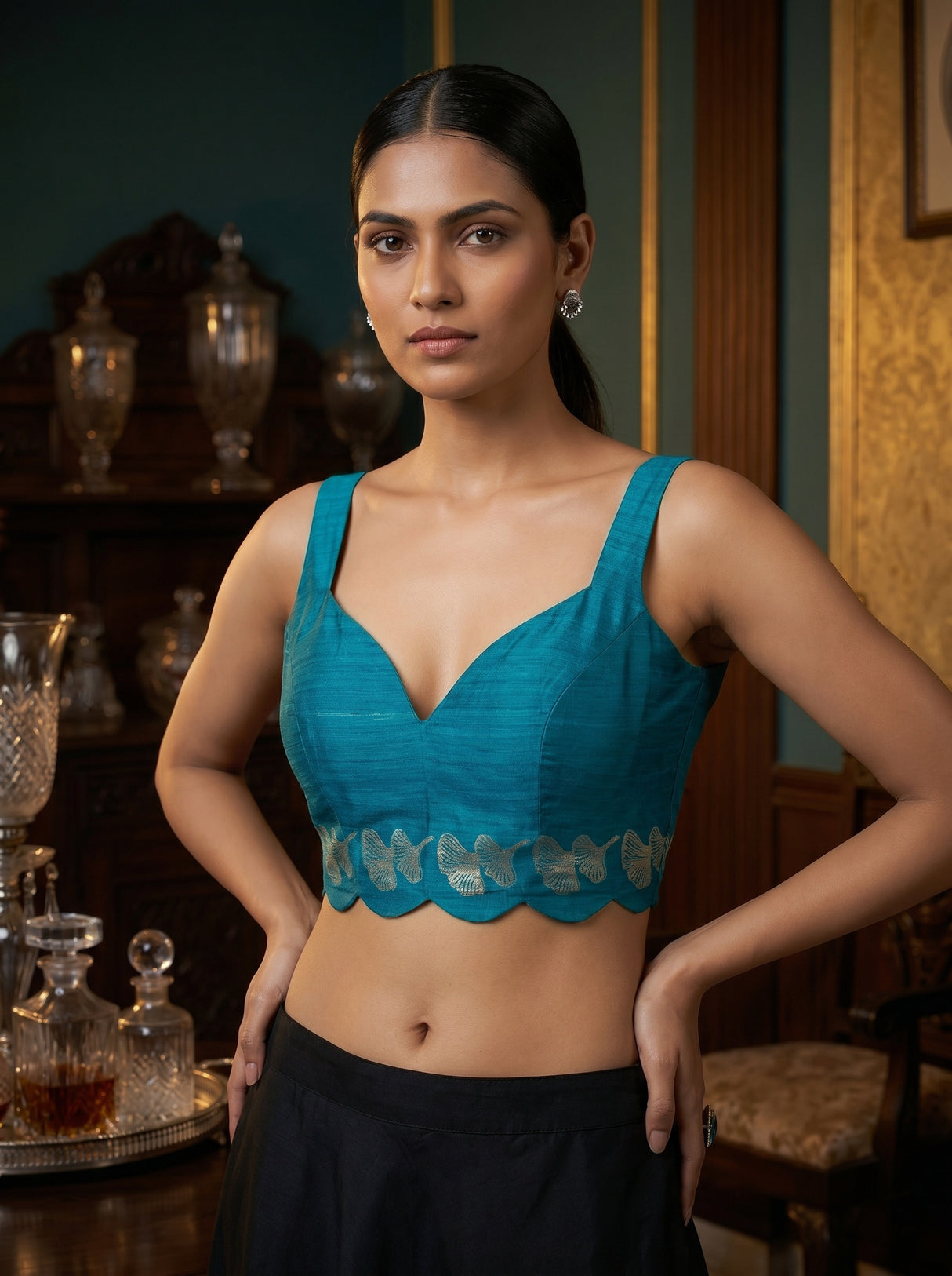 MIMOSA Saree Saree — blouse close-up