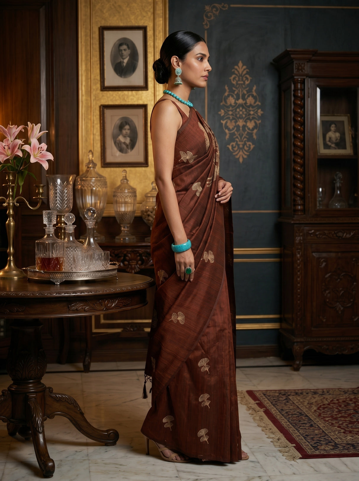 MIMOSA Saree Saree — pose 3 styling detail