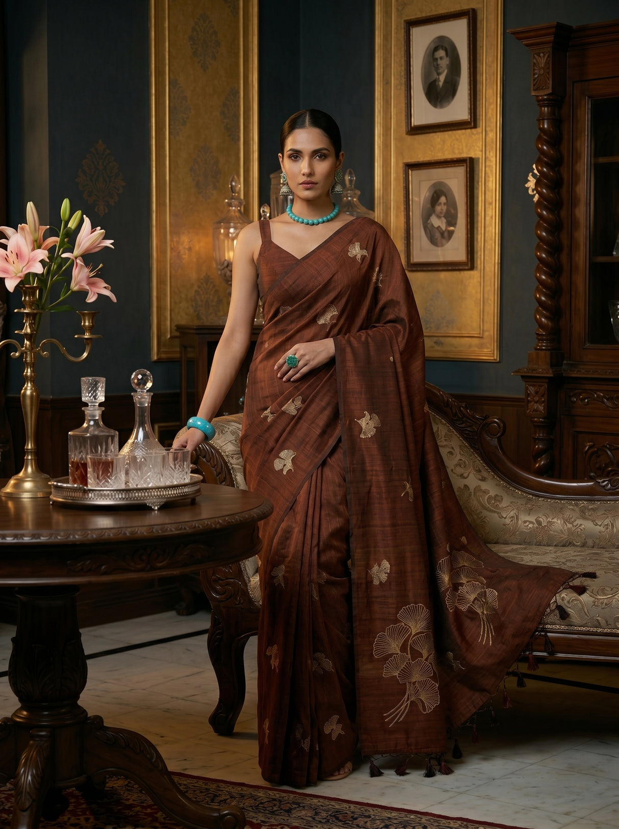 MIMOSA Saree Saree — pose 8 styling detail