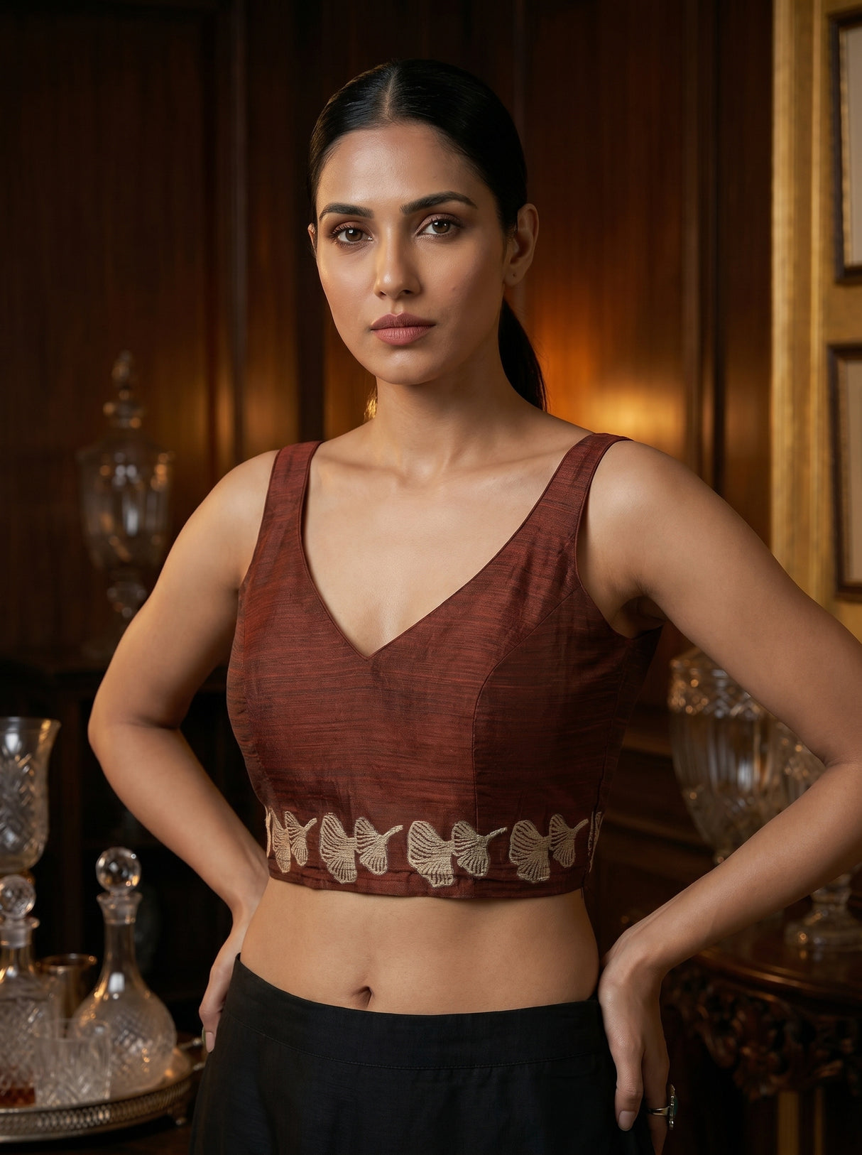 MIMOSA Saree Saree — blouse close-up