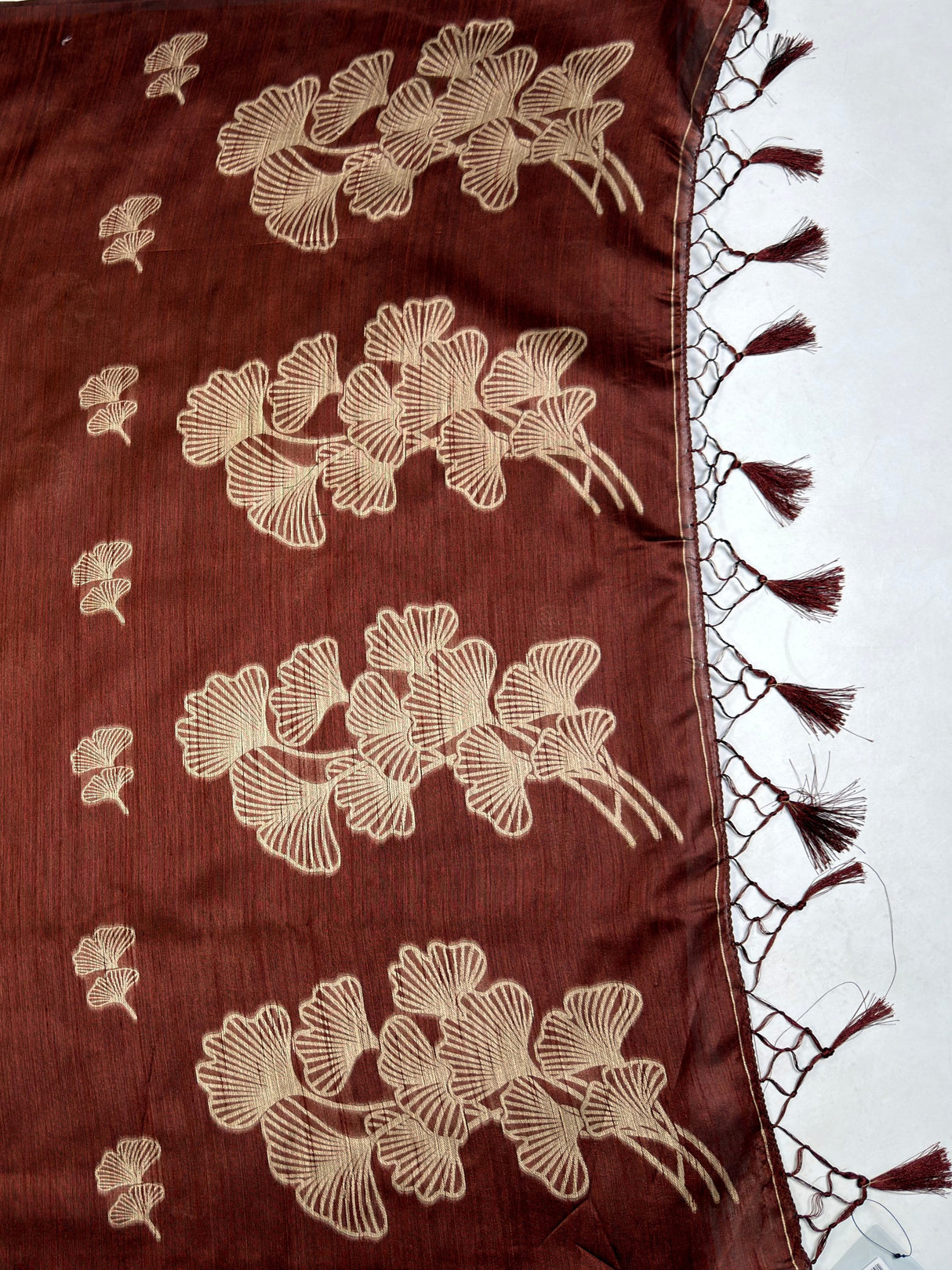 MIMOSA Saree Saree — pallu and zari work detail