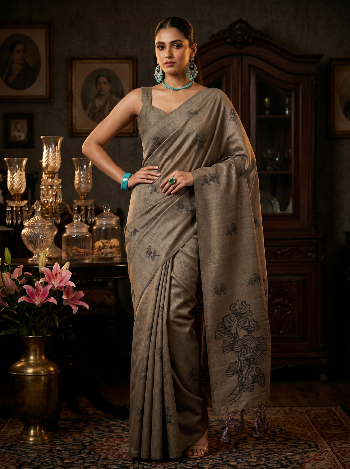 MIMOSA Saree Saree — pose 4 styling detail