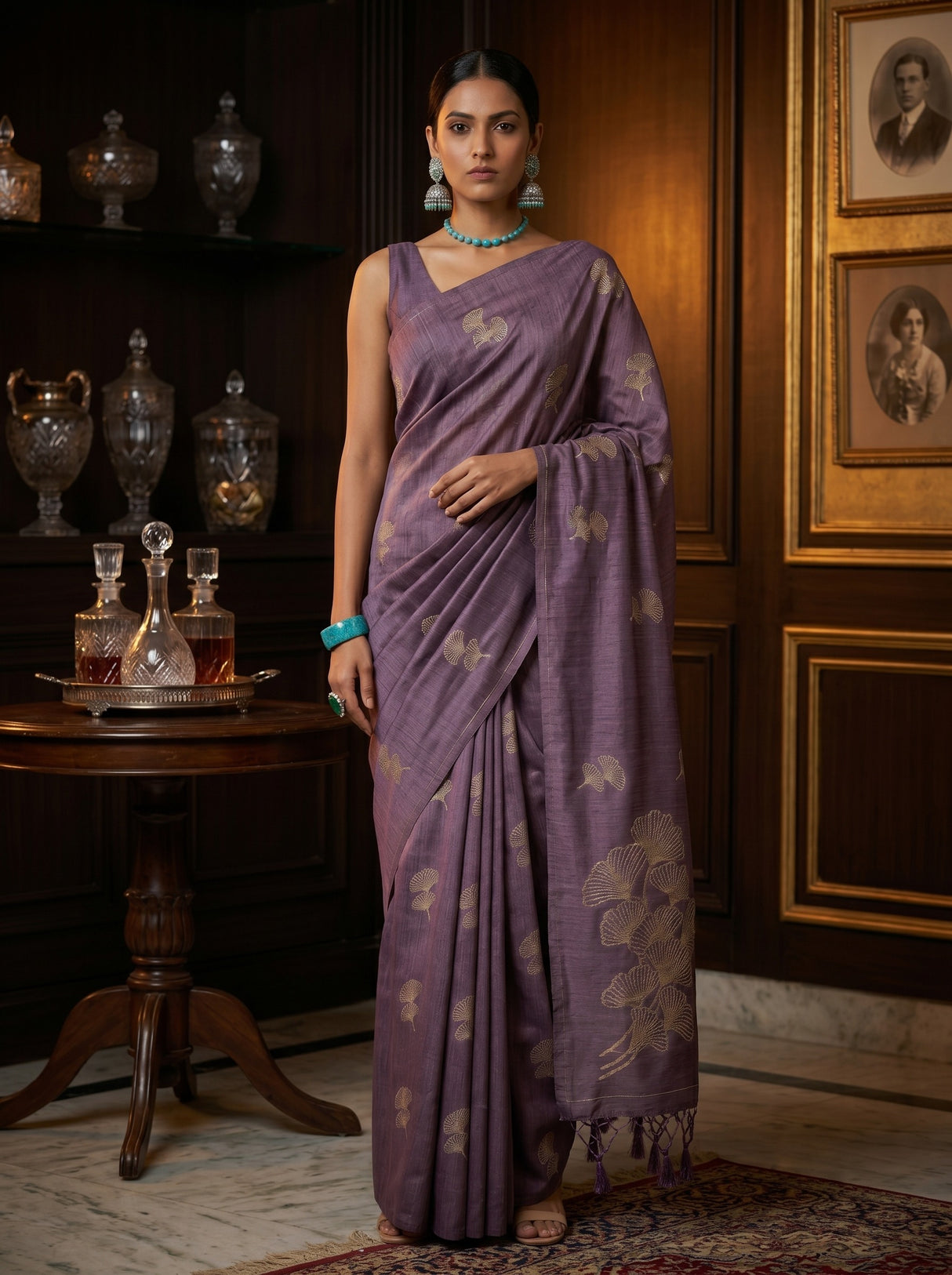 MIMOSA Saree Saree — front view on mannequin