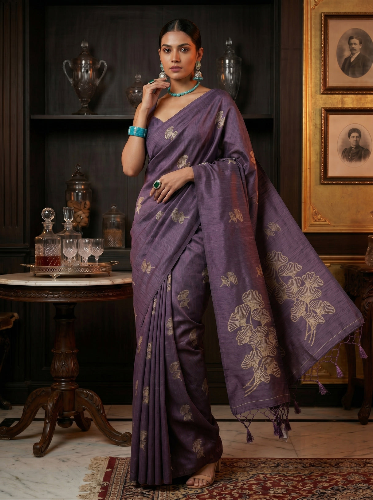 MIMOSA Saree Saree — pose 5 styling detail