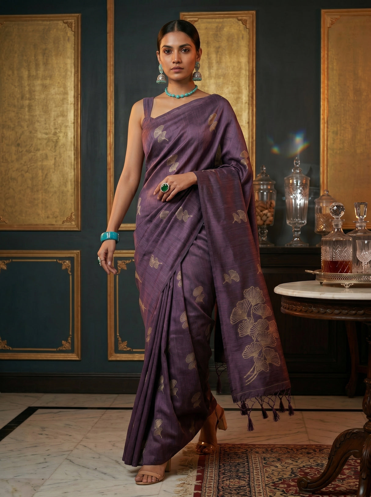 MIMOSA Saree Saree — pose 6 styling detail