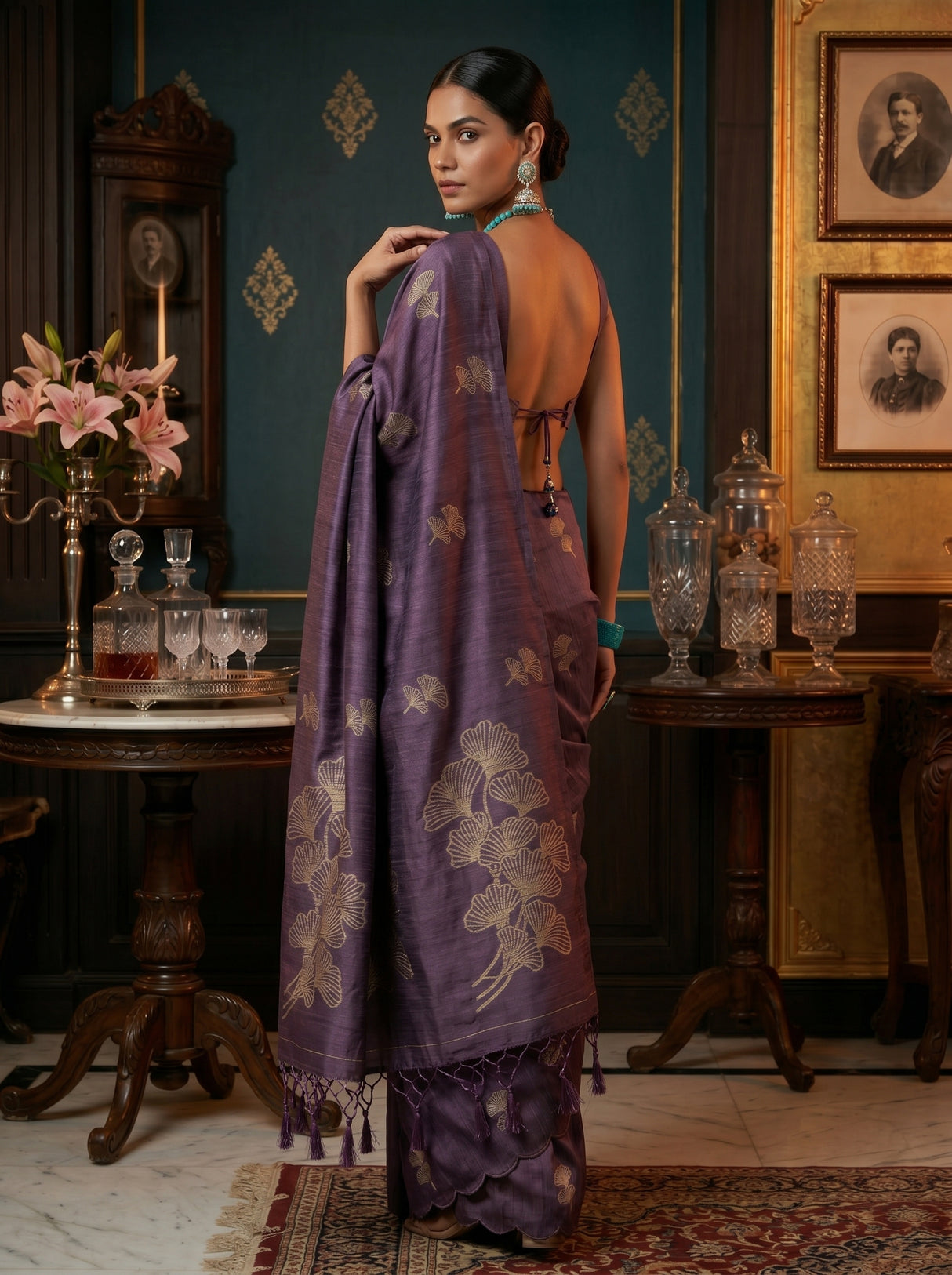 MIMOSA Saree Saree — pose 7 styling detail