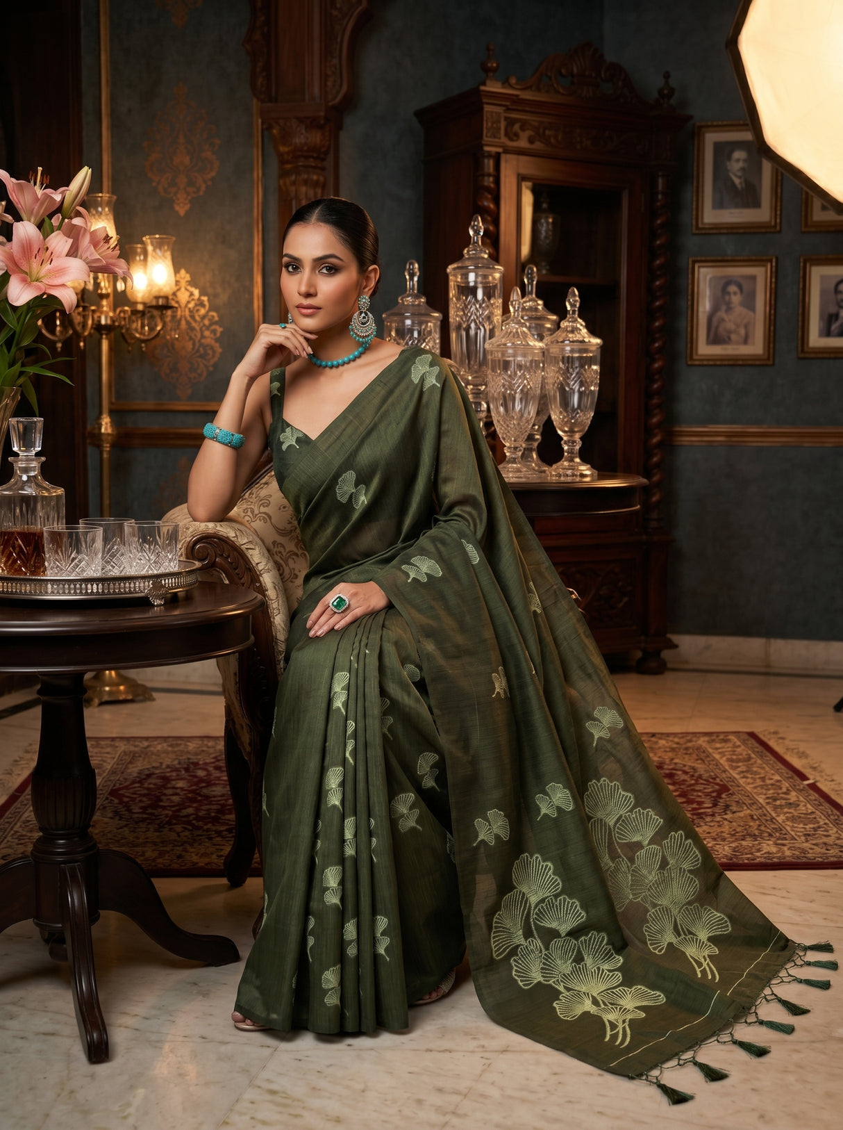MIMOSA Saree Saree — pose 8 styling detail