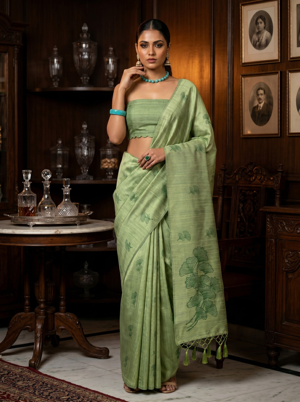 MIMOSA Saree Saree — front view on mannequin