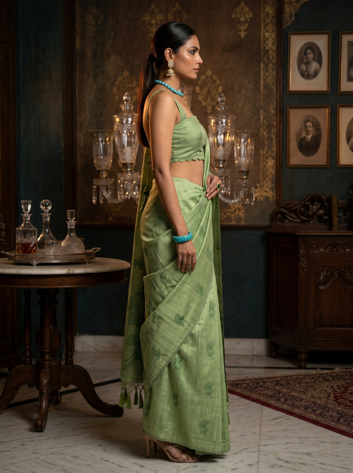 MIMOSA Saree Saree — pose 3 styling detail
