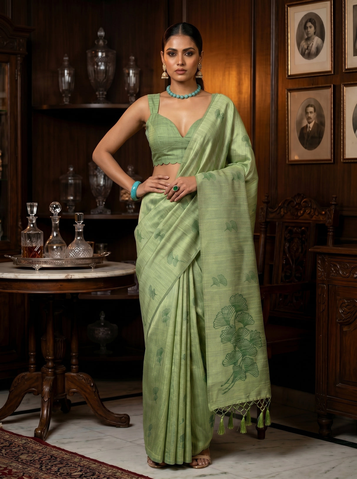 MIMOSA Saree Saree — pose 4 styling detail