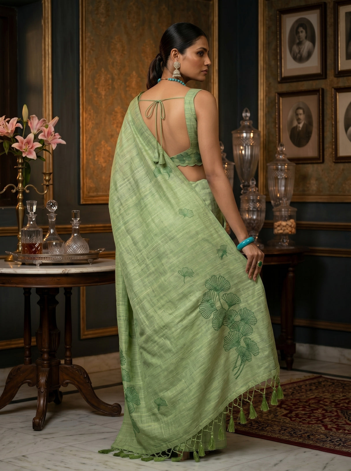 MIMOSA Saree Saree — pose 7 styling detail