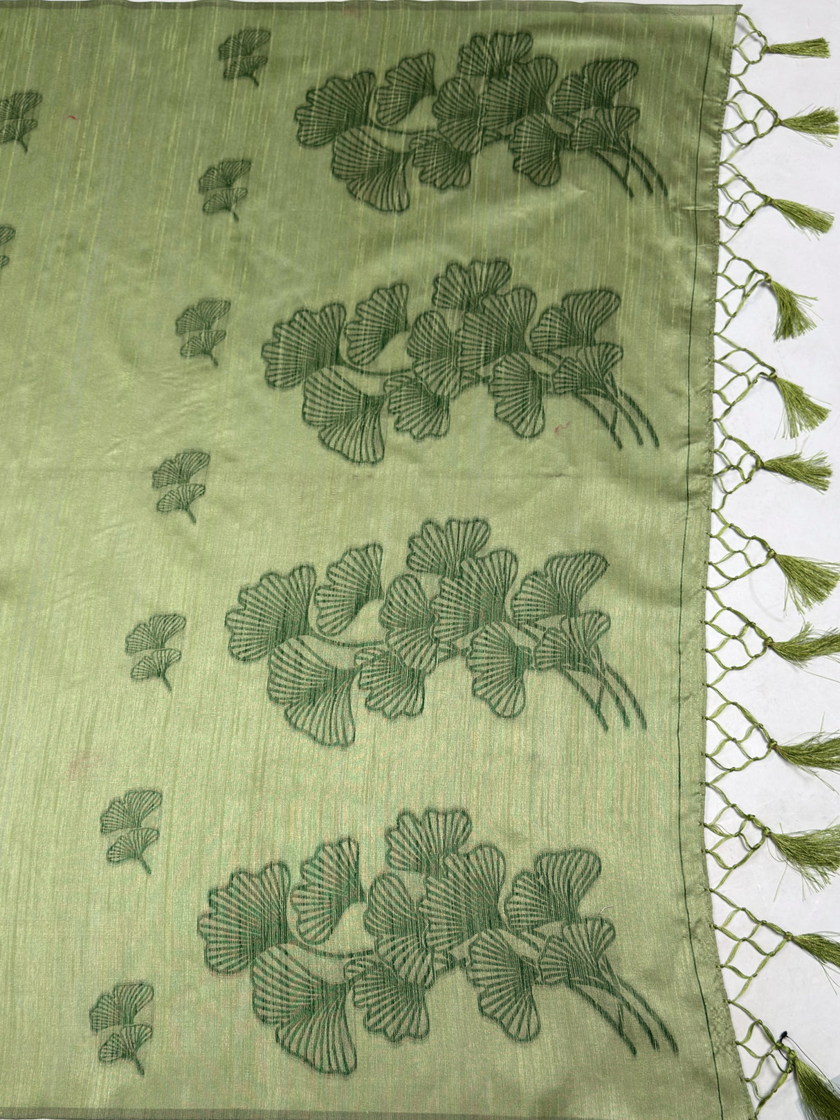 MIMOSA Saree Saree — pallu and zari work detail