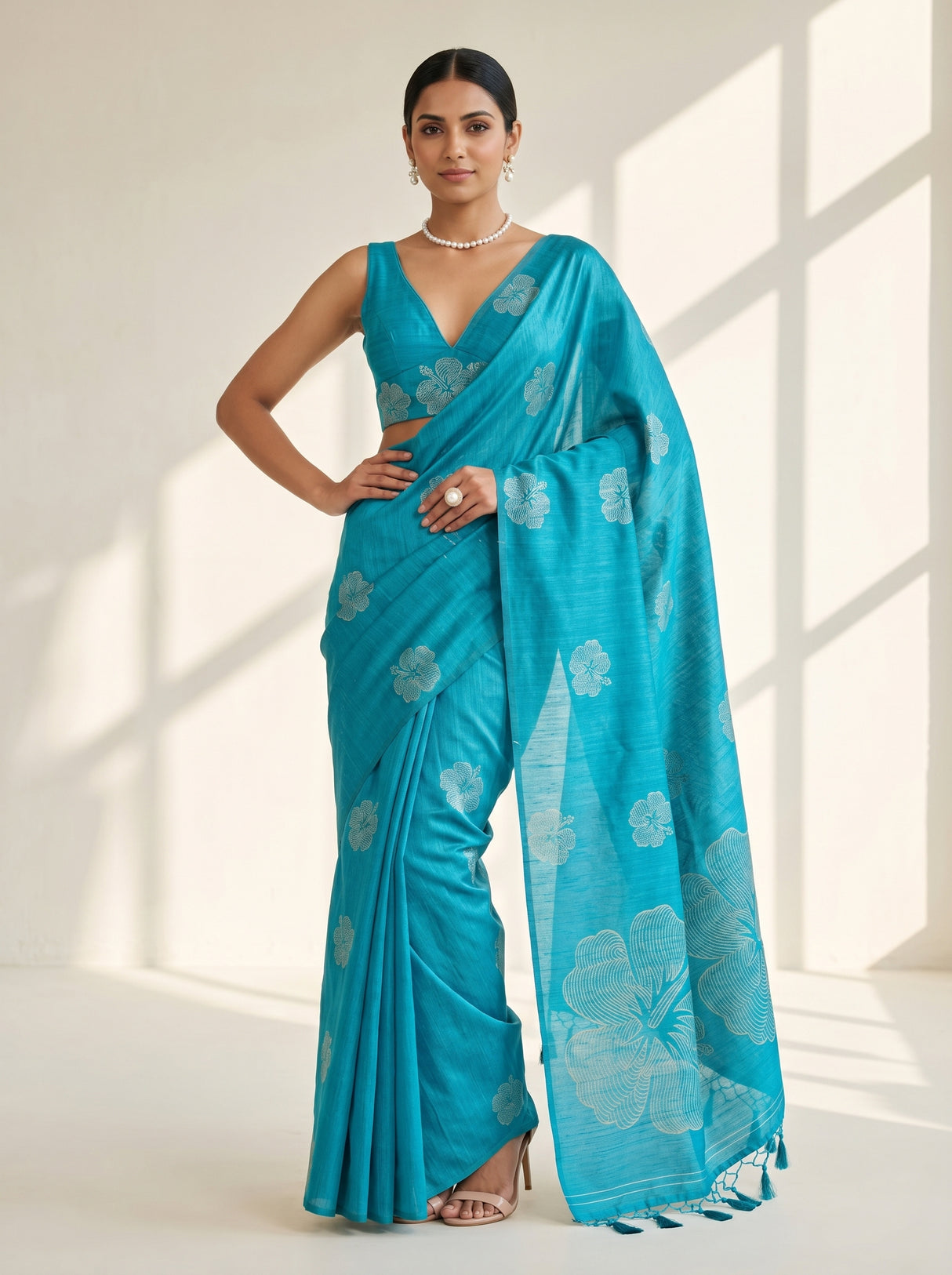 MIMOSA Saree Saree — pose 4 styling detail