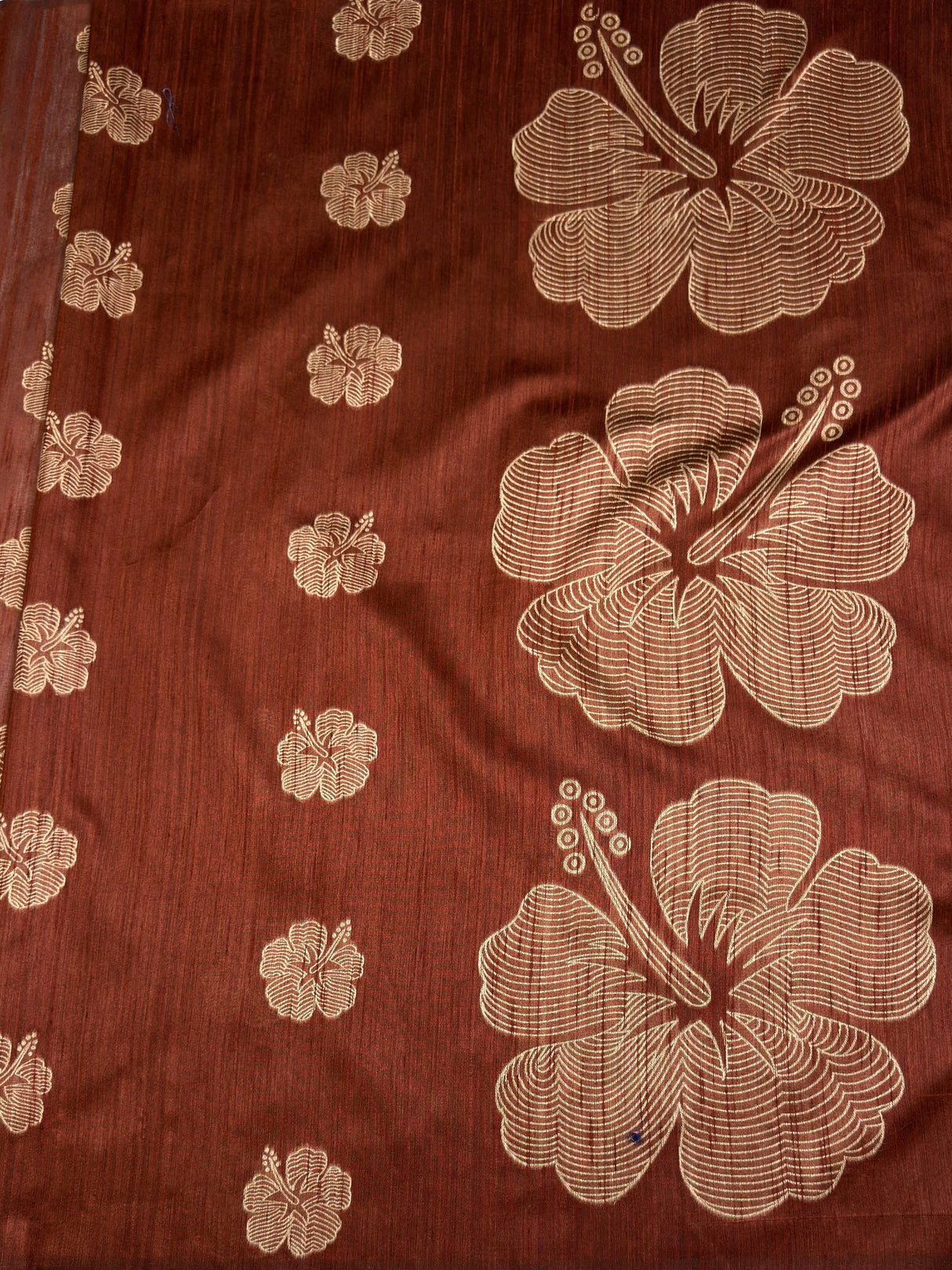 MIMOSA Saree Saree — pallu and zari work detail