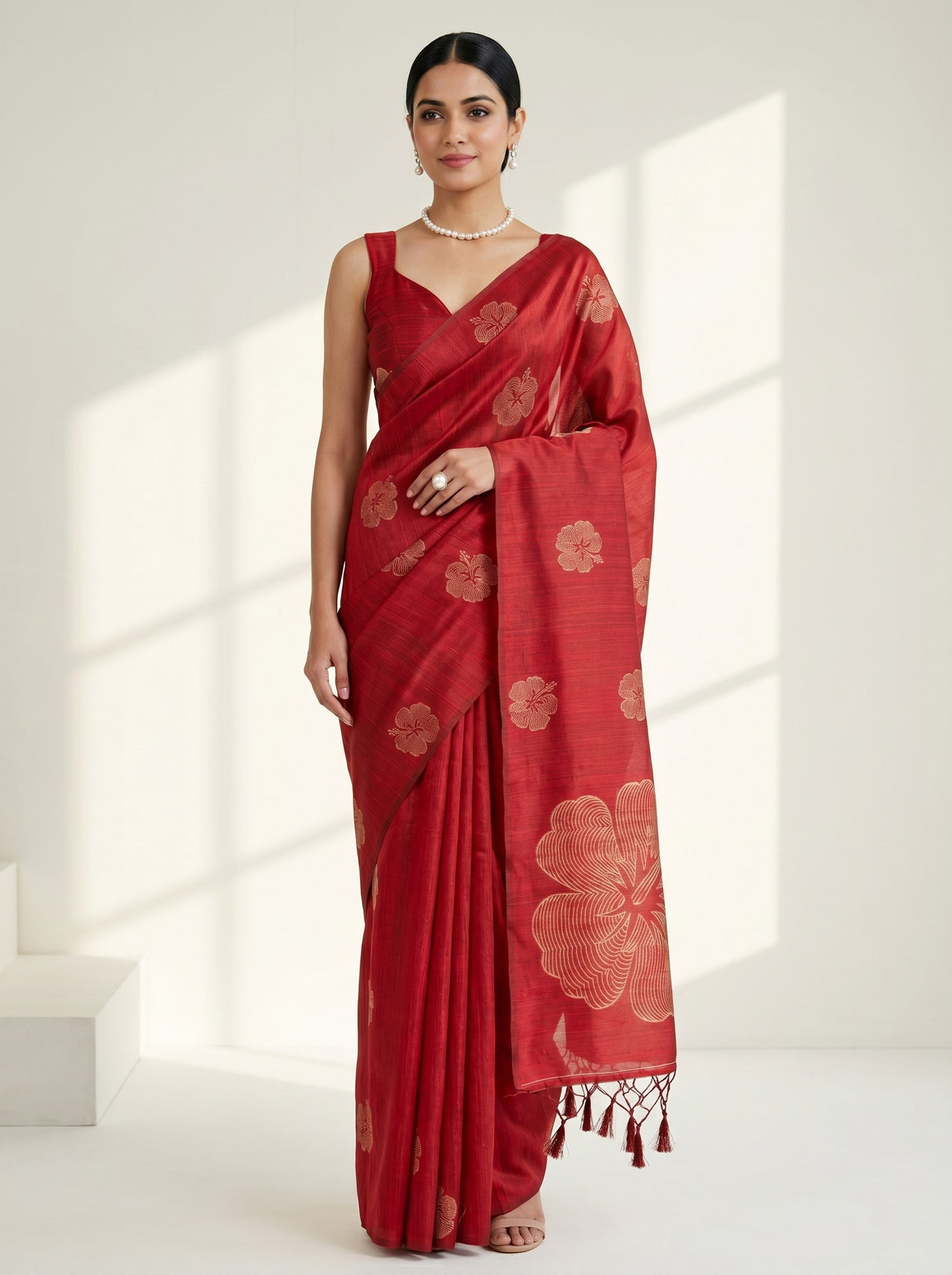 MIMOSA Saree Saree — front view on mannequin
