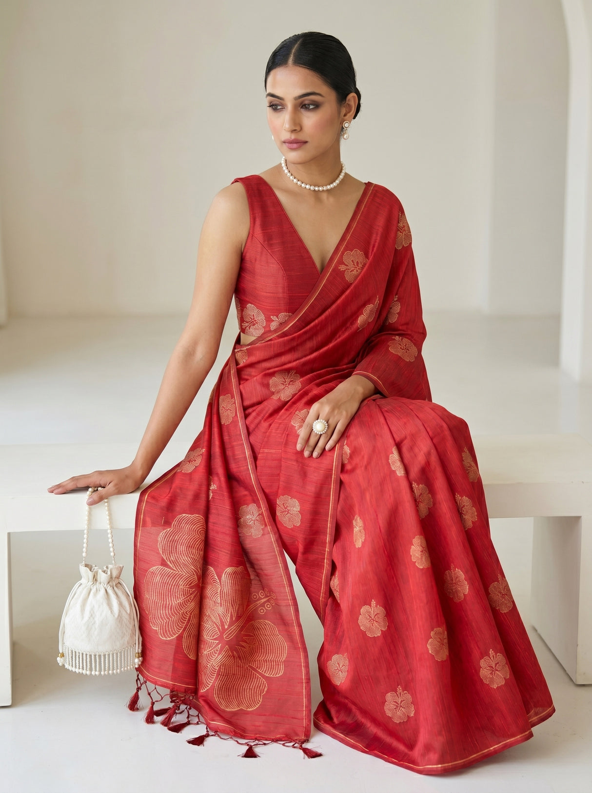 MIMOSA Saree Saree — pose 8 styling detail