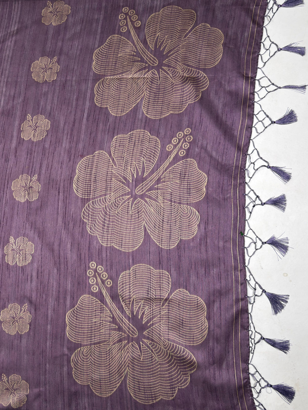 MIMOSA Saree Saree — pallu and zari work detail